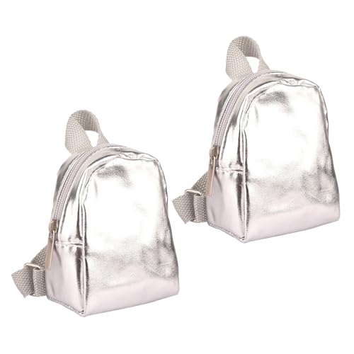 UPKOCH 2 Stück Mini Puppenrucksäcke mit Reißverschluss Stabile Miniatur Schulranzen für Puppen Zubehör für Rollenspiele und Puppenhaus für Kinderhände und Fantasievolles UPKOCH 2 Stück Mini Puppenrucksäcke mit Reißverschluss Stabile Miniatur Schulranzen für Puppen Zubehör für Rollenspiele und Puppenhaus für Kinderhände und Fantasievolles von UPKOCH