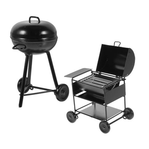 UPKOCH 2 Stück Miniatur BBQ Grill Tragbarer Realistisch Gestalteter Puppenhaus Grill aus Schwarzem Kompaktes Küchenzubehör für Mobile Miniaturküchen und Kreative Spielsets UPKOCH 2 Stück Miniatur BBQ Grill Tragbarer Realistisch Gestalteter Puppenhaus Grill aus Schwarzem Kompaktes Küchenzubehör für Mobile Miniaturküchen und Kreative Spielsets von UPKOCH