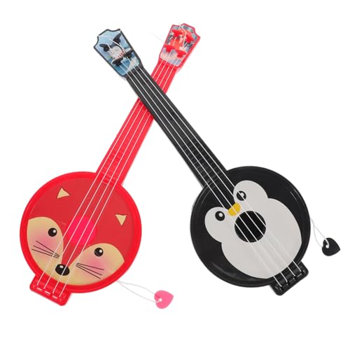 UPKOCH 2 Stück Saiten Kleinkind Ukulele Spielzeug Kinderinstrument Spielzeug E-Gitarre für Kinder kinderinstrumente musikinstrumente für Kinder Musikalisches Lernspielzeug für Kinder von UPKOCH