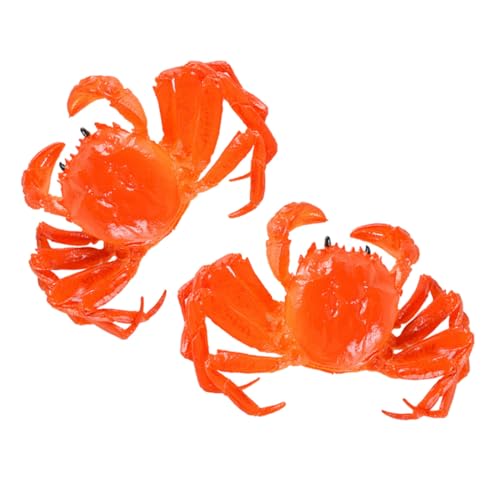 UPKOCH 2stücke Realistische Krabbensimulation Aus Pädagogisches Lernspielzeug Für Detailgetreutes Krabbendekor Für Aquarium Und Terrarium Schönes Interaktives Spielset-Modell Für UPKOCH 2stücke Realistische Krabbensimulation Aus Pädagogisches Lernspielzeug Für Detailgetreutes Krabbendekor Für Aquarium Und Terrarium Schönes Interaktives Spielset-Modell Für von UPKOCH