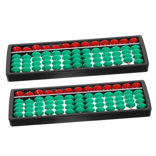 UPKOCH 2 Stück Tragbarer Kunststoff Reihig mit Bunten Perlen Chinesisches Zählwerkzeug aus Sicherem Leichtes Lernspielzeug für Pädagogisches Rechenhilfsmittel UPKOCH 2 Stück Tragbarer Kunststoff Reihig mit Bunten Perlen Chinesisches Zählwerkzeug aus Sicherem Leichtes Lernspielzeug für Pädagogisches Rechenhilfsmittel von UPKOCH