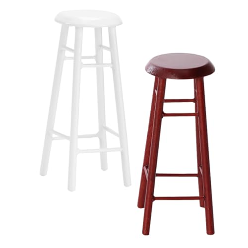 UPKOCH 2stücke Miniaturmöbel Holzhochstuhl Zubehör Für Puppenhaus Küche Bar DIY Spielzeug Zur Kreativen Gestaltung Und Dekoration UPKOCH 2stücke Miniaturmöbel Holzhochstuhl Zubehör Für Puppenhaus Küche Bar DIY Spielzeug Zur Kreativen Gestaltung Und Dekoration von UPKOCH