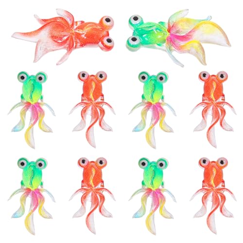 UPKOCH 20 Stück Mini-Goldfische, Miniatur-Harztiere, winzige Goldfischfiguren, Aquarium-Fischdekorationen für Heimwerker, Bastelarbeiten, Feengarten, Puppenhaus, Tankdekoration UPKOCH 20 Stück Mini-Goldfische, Miniatur-Harztiere, winzige Goldfischfiguren, Aquarium-Fischdekorationen für Heimwerker, Bastelarbeiten, Feengarten, Puppenhaus, Tankdekoration von UPKOCH