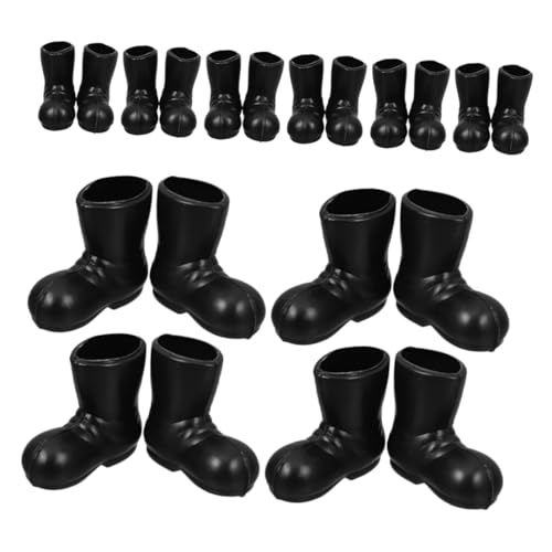 UPKOCH 20 Stück Miniatur-weihnachtsmann-Stiefel, Mini-weihnachtsmann-Stiefel, Weihnachtsmann-Stiefel, Ornamente, Mini-zwerg-puppenschuhe, Modell, Tischdekoration Für Puppenhaus, von UPKOCH