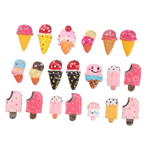 UPKOCH 20 Stück Teiliges Eiscreme Dekorations Kreative DIY Ornamente in Verschiedenen Designs Sichere Bastelverzierung für Handarbeiten Geschenke und Partydekorationen UPKOCH 20 Stück Teiliges Eiscreme Dekorations Kreative DIY Ornamente in Verschiedenen Designs Sichere Bastelverzierung für Handarbeiten Geschenke und Partydekorationen von UPKOCH