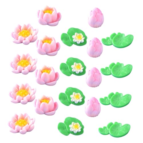 UPKOCH 20 Stück Teiliges Resin Lotusblüten und Wetterfeste Miniatur Fischteich Deko Micro Landscape Accessoires für Aquarium Puppenhaus Garten und Teichgestaltung UPKOCH 20 Stück Teiliges Resin Lotusblüten und Wetterfeste Miniatur Fischteich Deko Micro Landscape Accessoires für Aquarium Puppenhaus Garten und Teichgestaltung von UPKOCH
