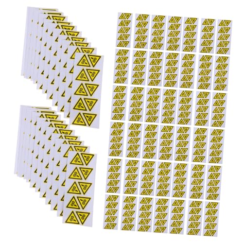 UPKOCH 200stücke Warnschilder Aus Selbstklebende Warnetiketten Für Geräte Und Maschinen Mit Gefahrensymbol Hand Und Warnschild Spannung Hinweisanzeigen Für Industrielle UPKOCH 200stücke Warnschilder Aus Selbstklebende Warnetiketten Für Geräte Und Maschinen Mit Gefahrensymbol Hand Und Warnschild Spannung Hinweisanzeigen Für Industrielle von UPKOCH