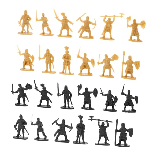 UPKOCH 200St Mini-Soldatenmodell Soldatenfiguren aus Kunststoff Mini-Soldaten-Spielset Miniaturmenschenmodelle kleine Soldatenmodelle mittelalterliche Soldatenfiguren Minifigur Plastik von UPKOCH