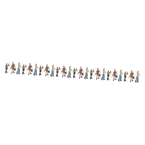 UPKOCH 24 STK Sandtisch-Modell Mikrofigur Ornament Winzige Menschliche Gestalten Geschenk Trainieren Die Schaufensterpuppe Winzige Menschliche Figuren Mini-Leute Vinyl Ornamente Miniatur von UPKOCH