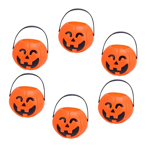 UPKOCH 24 Stk Eimer Für Halloween Halloween-eimer-dekor Kürbis Halloween-partygeschenke Halloween-eimer Für Kinder Halloween Trick Treat Tasche Halloween Süßes Oder Saures Eimer von UPKOCH