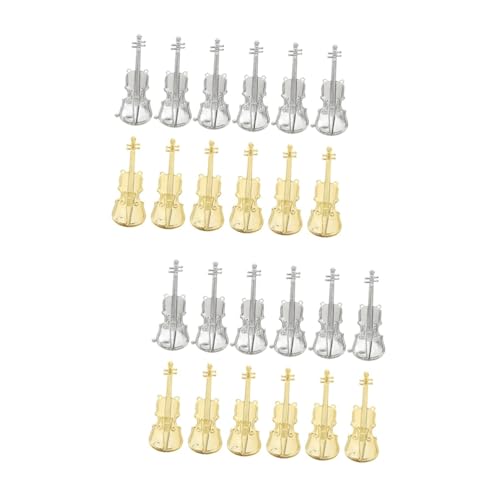 UPKOCH 24 STK Musikinstrumentenmodell weihnachtsdeko weihnachtsbaumdeko weihnachtliche Instrumentendekoration Mini-Musikinstrumente Instrument Weihnachtsschmuck Weihnachtsinstrumente von UPKOCH