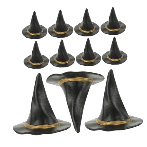 UPKOCH 24 Stück Mini Hexenhüte Schwarz Halloween Deko Miniatur Hüte für DIY Basteln Puppenhaus Terrarium Haaraccessoires und Partyschmuck UPKOCH 24 Stück Mini Hexenhüte Schwarz Halloween Deko Miniatur Hüte für DIY Basteln Puppenhaus Terrarium Haaraccessoires und Partyschmuck von UPKOCH