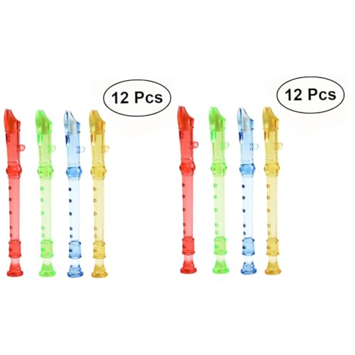 UPKOCH 24 Stück Pädagogische Kinderflöte Kinder Lernen Flöten Kindermusikinstrument Kindermusik Flöten – Musikinstrument Für Kinder Kinderspielzeug Kinderspielzeug von UPKOCH