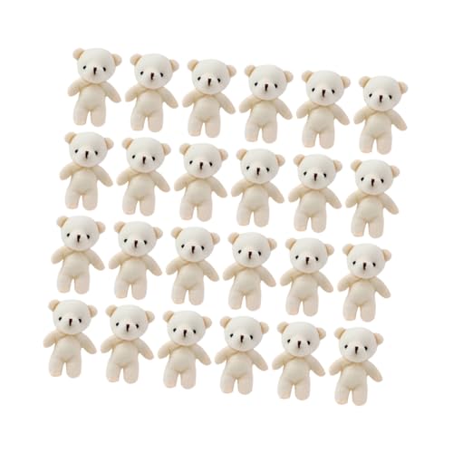 UPKOCH 24 Stück Teiliges Mini Bären Schlüsselanhänger Weiche Plüsch Kuscheltier Anhänger Leichte Pp baumwollmaterialien Niedliche DIY Dekoration für Rucksack Auto und Schlüsselbund UPKOCH 24 Stück Teiliges Mini Bären Schlüsselanhänger Weiche Plüsch Kuscheltier Anhänger Leichte Pp baumwollmaterialien Niedliche DIY Dekoration für Rucksack Auto und Schlüsselbund von UPKOCH