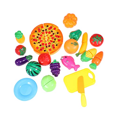 UPKOCH 24St Küchenspielzeug Kitchen Toys for kinderküche Spielzeug küche schneiden Lebensmittel Spielzeug Schneidendes Rollenspiel Obstschneidespielzeug Küche Kinderspielzeug von UPKOCH