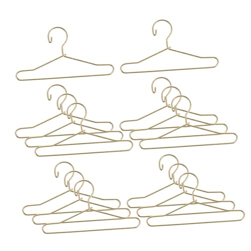 UPKOCH 25 Stück Teiliges Miniatur Kleiderbügel aus Metall Kleine Puppenkleiderbügel für Puppenschrank Stabile Mini Hänger für Puppenhaus Garderobe Vielseitig für Sammler und Kinderspiel UPKOCH 25 Stück Teiliges Miniatur Kleiderbügel aus Metall Kleine Puppenkleiderbügel für Puppenschrank Stabile Mini Hänger für Puppenhaus Garderobe Vielseitig für Sammler und Kinderspiel von UPKOCH
