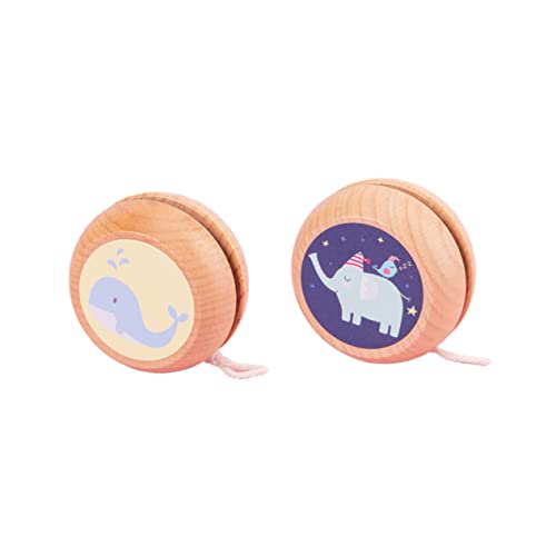 UPKOCH 2St -Ball Spielzeug für Kinder kinderspielzeug adventsgeschenke Kinder jucarii pentru copii Kinder spielzeuge Jo-Jo-Spielzeug aus Holz Yoyo-Ball-Spielzeug Kinder- -Spielzeug von UPKOCH