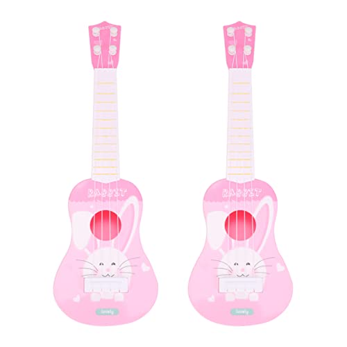 UPKOCH 2St Gitarre Instrumente Babyspielzeug Musical spielmatte Guitar für Educational Toys Musikinstrument für pädagogisches Plastik von UPKOCH