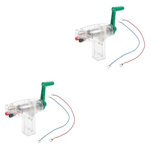 UPKOCH 2St Handgenerator tragbarer elektrischer Generator Spielzeug für wissenschaftliche Experimente Spielzeug Wissenschaft Experiment Schwerkraft Spielzeug Kinderspielzeug Metall von UPKOCH