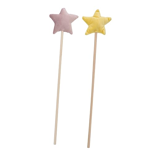 UPKOCH 2St Zauberstab Fairy Wand für kinderknallzeug spielzeuge für Augenfang Toy Meerjungfrau- multifunktionale Feenstäbe Feenstock Kostüm-Requisite Holz von UPKOCH