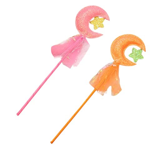 UPKOCH 2St Zauberstab World swelter adventsgeschenke spielsachen звёздочка Fairy Wand Bausatz ästhetisch künstlich Fälschung Anlage Kindergeburtstag gastgeschenke Feenstab Stoff von UPKOCH