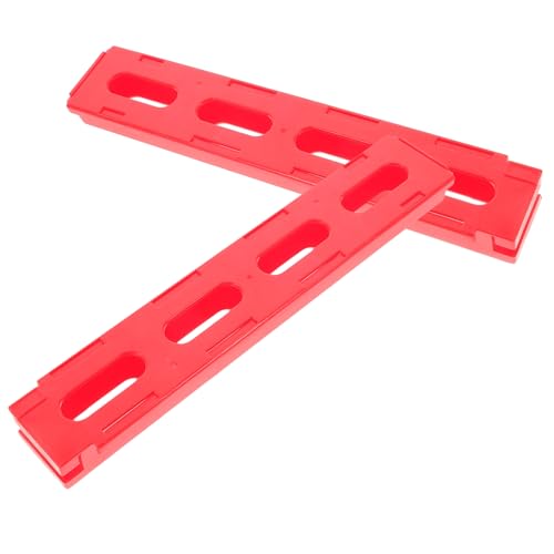 UPKOCH 2st Aufbewahrungskartenhalter Für Dominosteine Bausteine Domino-legespielzeug Dominotische Für Erwachsene Domino-Zug-Clips Im Freien Clips Domino-Spiel Automatisch Plastik Rot von UPKOCH