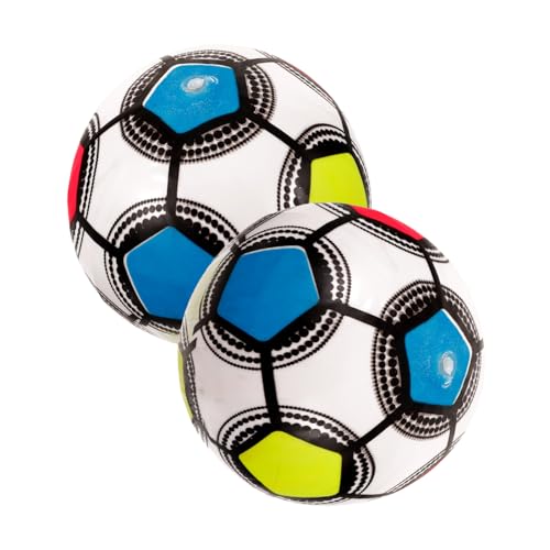 UPKOCH 2st Glitzerkugel Kleiner Leuchtender Fußball Lustiges Fußballspielzeug Kinder Glühender Fußball Leuchtkugel Aus Kunststoff Plastik Fußball Lustiger Fußball Fußballjungen PVC von UPKOCH