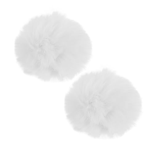 UPKOCH Elegantes Hasenschwanz-kostüm Weiße Pompom-schuhclips Einfaches Anbringen/entfernen für Lolita-Cosplay-zubehör von UPKOCH