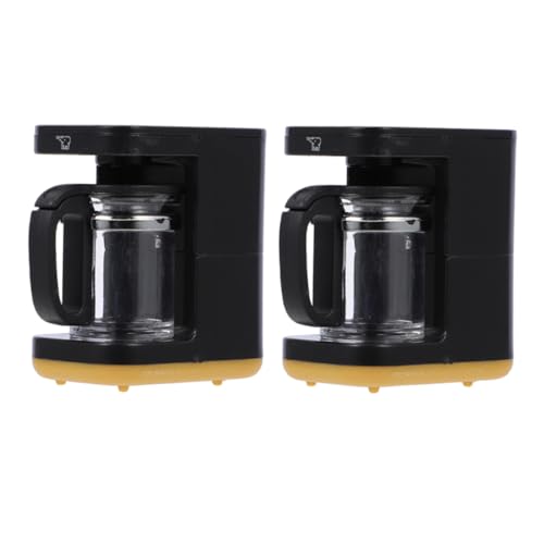 UPKOCH 2st Modell Einer Mini-kaffeemaschine Einzelpad-kaffeemaschine Kaffeesirup-Organizer Spielset Für EIN Café Teetassen-Chihuahua-Kleidung Toaster Spielen Mixer Spielzeug Plastik von UPKOCH