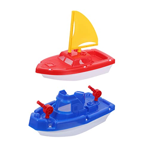 UPKOCH 2st Schnellboot Badewanne Babybadewanne Badespielzeug Spielzeugboot Aus Kunststoff Strandspielzeug Für Kinderspielzeug Für Segelboote Plastik von UPKOCH