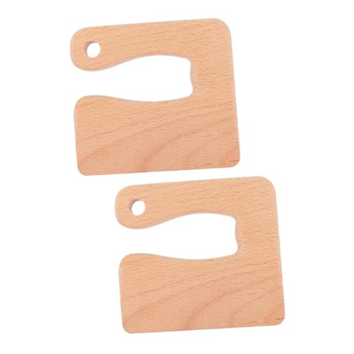 UPKOCH 2stücke Holzmesser Für Junge Mädchen Sicherer Gemüseslicer Für Kleine Köche Ergonomisches Design Für Montessori-spielküchen Fördert Die Kochfähigkeiten Und Macht Obst Und UPKOCH 2stücke Holzmesser Für Junge Mädchen Sicherer Gemüseslicer Für Kleine Köche Ergonomisches Design Für Montessori-spielküchen Fördert Die Kochfähigkeiten Und Macht Obst Und von UPKOCH