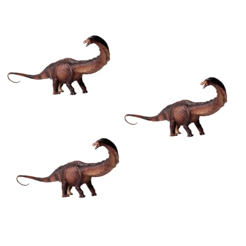 UPKOCH 3 STK Dinosaurier-Dekoration Tierwelt-Ornament Apatosaurus-Modell Spielzeug für Kinder kinderspielzeug wohnraumdeko Dinosaurier-Ornament für Apatosaurus-Verzierung von UPKOCH