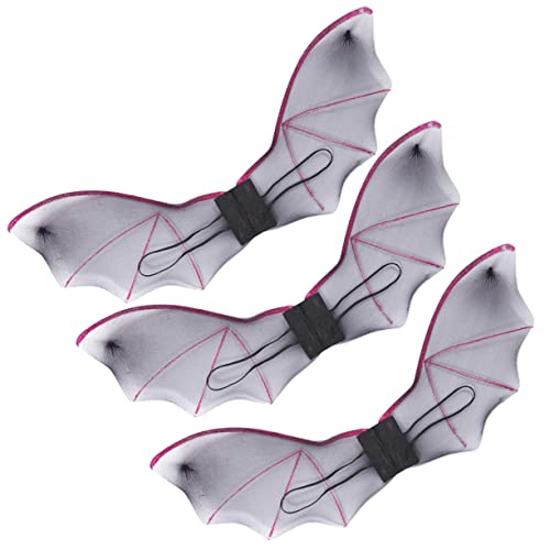 UPKOCH 3 Sätze Halloween-Fledermaus Böses Flügelkostüm Halloween-dämonenflügel Halloweenkostüm Halloween-kostümflügel Halloween-Cosplay-kostüm Für Kinder Fledermausflügel Kostüm Stoff von UPKOCH