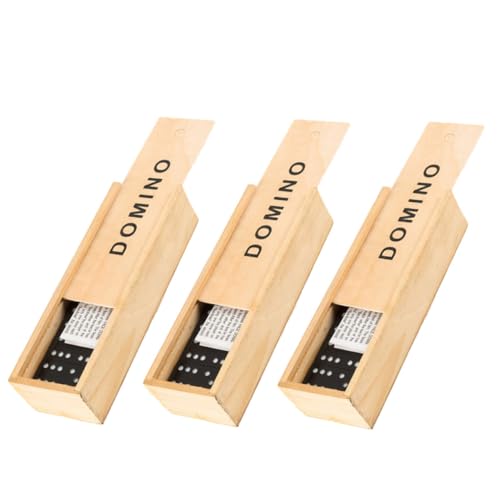 UPKOCH 3 Sätze Schwarze Holz Dominosteine in Stabiler Box Multifunktionales Lernspielzeug als Bauklötze und Klassisches Familienspiel Langlebig Geruchlos für Drinnen und Unterwegs UPKOCH 3 Sätze Schwarze Holz Dominosteine in Stabiler Box Multifunktionales Lernspielzeug als Bauklötze und Klassisches Familienspiel Langlebig Geruchlos für Drinnen und Unterwegs von UPKOCH