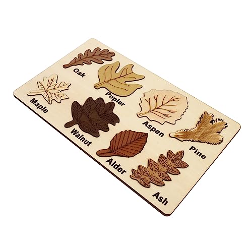 UPKOCH 3 STK Blatt-Puzzle Blatt Kognitives Spielzeug -puzzlespielzeug Spielzeug Für Kleinkinder Mädchen Stapelspielzeug Für Kleinkinder Passende Puzzles Für Kinder Lernspielzeug Holz von UPKOCH