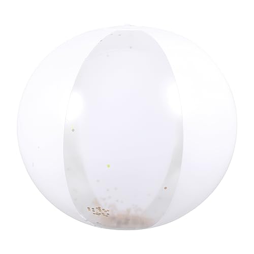 UPKOCH 3 Stück Glitzer Wasserball Sandkasten Strandspiele Aufblasbare Spielzeuge Bälle Sommer Poolspielzeug Glitzer Pailletten Wasserball Pool Wasserball Großer Wasserball von UPKOCH