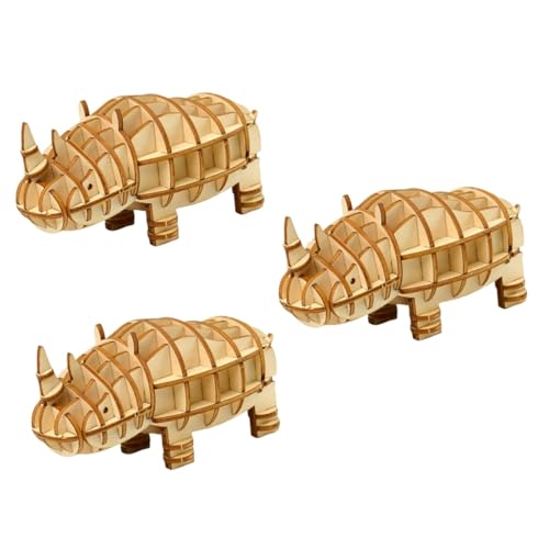 UPKOCH 3 Stück Holzpuzzles Für Kinder 3D Puzzles Für Kinder Holzpuzzles Für Jungen Holzpuzzles Für Kinder von UPKOCH