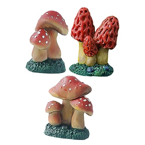 UPKOCH 3 Stück Modell Ornament Feen Figur Winzige Figuren Mini Harz Kleiner Statue Garten Statue Mini Figuren von UPKOCH