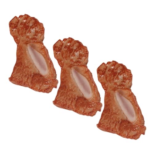 UPKOCH 3 Stück Realistisches Teiliges PVC Rib Edelstück Modell Lebensnahes Fleischspielzeug Wiederverwendbar für Fotografie Party und Ladendekoration Geeignet für Grillzubehör und UPKOCH 3 Stück Realistisches Teiliges PVC Rib Edelstück Modell Lebensnahes Fleischspielzeug Wiederverwendbar für Fotografie Party und Ladendekoration Geeignet für Grillzubehör und von UPKOCH