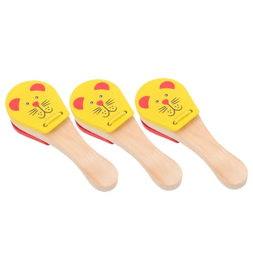 UPKOCH 3 Stück Teiliges Holzklapper Kleinkinder Tiermotivierte Traditionelle Holz-castagnetten Sichere Leichte Orff-Instrumente für Kleine Hände Fördert Frühe Musikbildung und Motorische UPKOCH 3 Stück Teiliges Holzklapper Kleinkinder Tiermotivierte Traditionelle Holz-castagnetten Sichere Leichte Orff-Instrumente für Kleine Hände Fördert Frühe Musikbildung und Motorische von UPKOCH