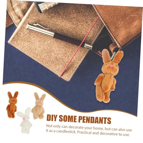 UPKOCH 3 Stück Teiliges Kleine Sanft und Beweglich Niedliche DIY Hasen Puppen in Braun Hellbraun und Weiß Vielseitige Kuscheltier deko und UPKOCH 3 Stück Teiliges Kleine Sanft und Beweglich Niedliche DIY Hasen Puppen in Braun Hellbraun und Weiß Vielseitige Kuscheltier deko und von UPKOCH