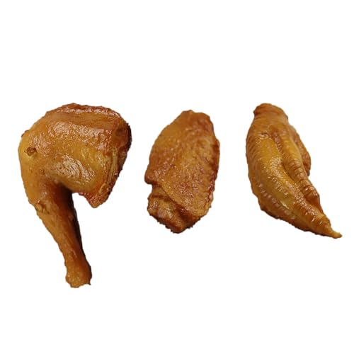 UPKOCH 3 Stück Teiliges Künstliches Lebensmittelmodell Drumstick Modell mit Gefälschten Hühnerfüßen und Flügelgelenk Realistische Plastikdekoration Pädagogisches Lernspielzeug und UPKOCH 3 Stück Teiliges Künstliches Lebensmittelmodell Drumstick Modell mit Gefälschten Hühnerfüßen und Flügelgelenk Realistische Plastikdekoration Pädagogisches Lernspielzeug und von UPKOCH