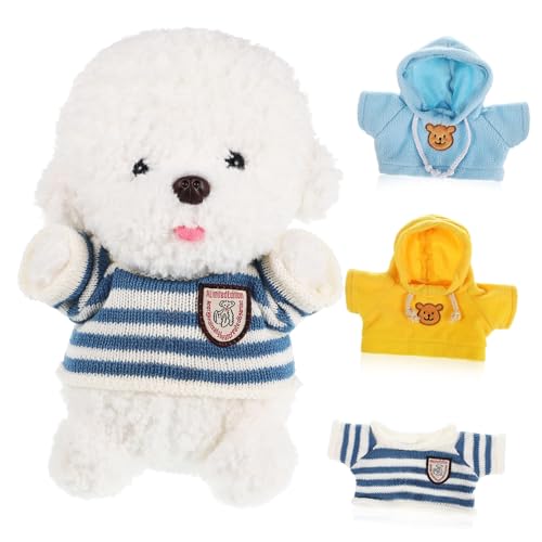 UPKOCH 3 Stück Teiliges Mini Bär Kleidungsset aus Dehnbarem Garn Puppenpullover und Hoodie für Plüschtiere Niedliche und Vielseitige Spielzeugkleidung für Stofftiere und Puppen UPKOCH 3 Stück Teiliges Mini Bär Kleidungsset aus Dehnbarem Garn Puppenpullover und Hoodie für Plüschtiere Niedliche und Vielseitige Spielzeugkleidung für Stofftiere und Puppen von UPKOCH