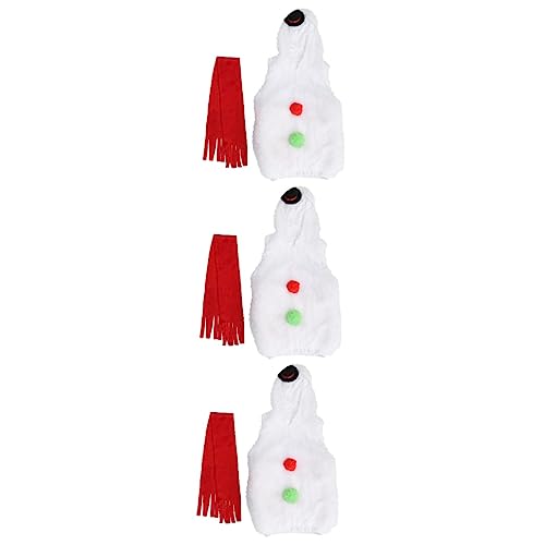 UPKOCH 3 Teiliges Set Weihnachtskostüm Für Kleinkinder Jungen Outfits Kinder Schneemann Kostüm Für Jungen Weihnachtsmann Kostüm Babyanzüge Für Jungen Kleinkindanzug Schneemann von UPKOCH