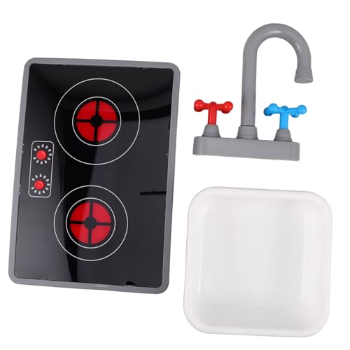 UPKOCH 3 Teiliges Spielküchenspielzeug Mit Sound Vorgeben Mit Elektronischen Geräuschen Kleinkindern Lichteffekt Spüle Für Zubehör Kochfeld Realistisch Simuliert Jungen Mädchen UPKOCH 3 Teiliges Spielküchenspielzeug Mit Sound Vorgeben Mit Elektronischen Geräuschen Kleinkindern Lichteffekt Spüle Für Zubehör Kochfeld Realistisch Simuliert Jungen Mädchen von UPKOCH
