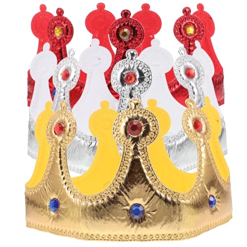 UPKOCH 3-teilige Geburtstagskrone für Kleinkinder: Prinzenkrone aus weichem Stoff für Jungen – zum 1. Geburtstag mit Juwelen für kleine Könige – Halloween-Fotorequisite für Kinder UPKOCH 3-teilige Geburtstagskrone für Kleinkinder: Prinzenkrone aus weichem Stoff für Jungen – zum 1. Geburtstag mit Juwelen für kleine Könige – Halloween-Fotorequisite für Kinder von UPKOCH