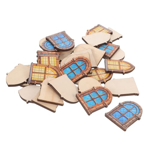UPKOCH 30 Stück Miniatur Szenenmodell Dekor Puppenhausfenster Puppenhaus Holztüren DIY Fensterrahmen Unbemalte Holzfenster Puppenhaus Miniaturszene Holzfenster Möbelmodell UPKOCH 30 Stück Miniatur Szenenmodell Dekor Puppenhausfenster Puppenhaus Holztüren DIY Fensterrahmen Unbemalte Holzfenster Puppenhaus Miniaturszene Holzfenster Möbelmodell von UPKOCH