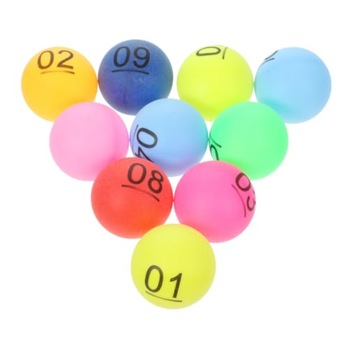 UPKOCH 30st Farbe Zahlenball Lottokugeln Mit Runden Zahlen Sphäre Partybälle Nummerierte Lottokugeln Interessante Spielbälle Bälle Für Die Heimparty Ball Für Die Lotterie Plastikkugeln Pp von UPKOCH