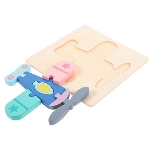 UPKOCH 3D-Schnapppuzzle 3D Puzzle Kinder Puzzle Basics 3D-Puzzle Kleinkind-Puzzle Spielzeuge Rätsel für Kinder Lernspielzeug aus Holz dreidimensional Bretter Schnalle Puzzleteile hölzern von UPKOCH