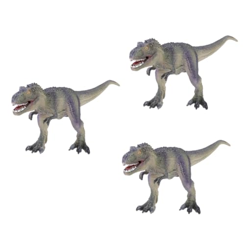 UPKOCH 3St Dinosaurier-Modellspielzeug kleine Dinosaurierfigur Dinosaurier-Spielzeug Dino Figuren Dino bastelset Dinosaurierspielzeug für Kinder pädagogisches Dinosauriermodell Plastik von UPKOCH